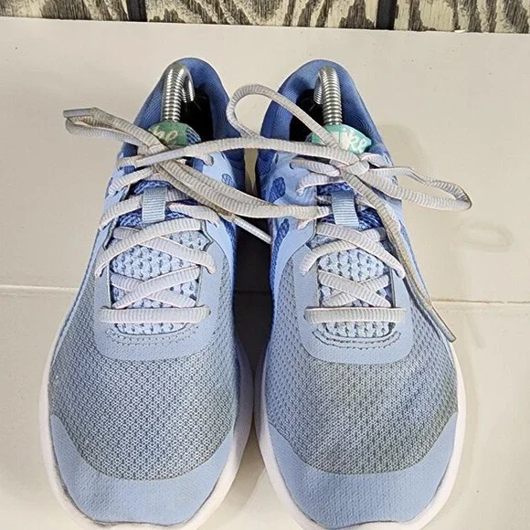 Nike Revolution 4 Light Blue Girls Size US 7Y Running Sneakers Shoes BV7441-400 - Picture 7 of 12